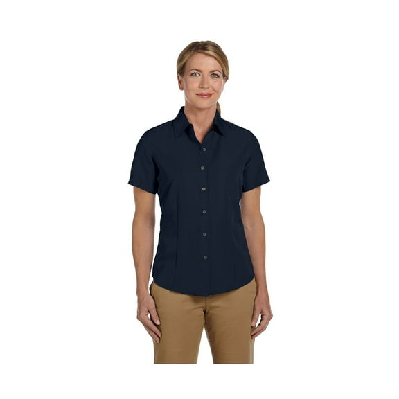 Harriton Women's Barbados Textured Camp Shirt, Style M560W