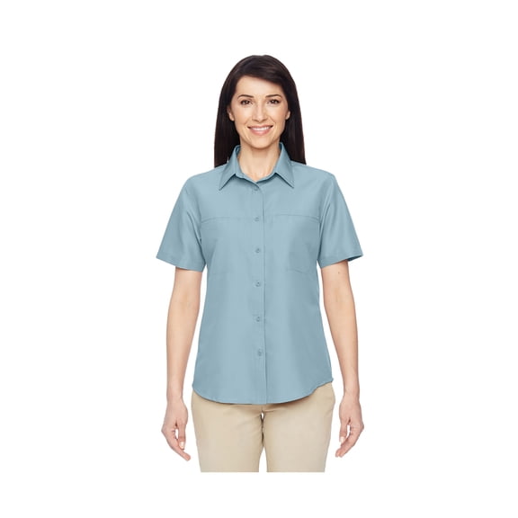 Harriton Women's Key West Short-Sleeve Performance Staff Shirt, Style M580W