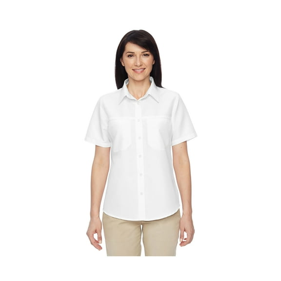 Harriton Women's Key West Short-Sleeve Performance Staff Shirt, Style M580W