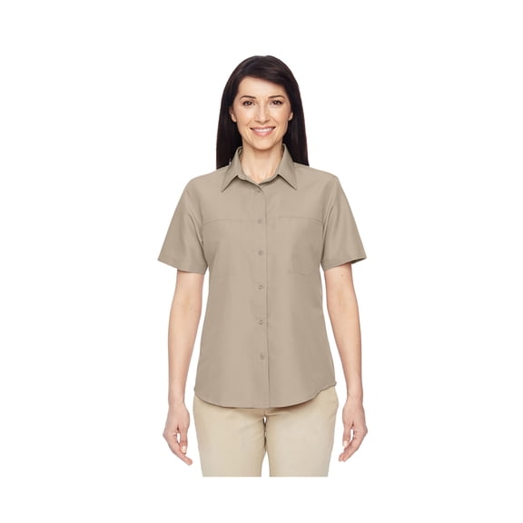 Harriton Women's Key West Short-Sleeve Performance Staff Shirt, Style M580W