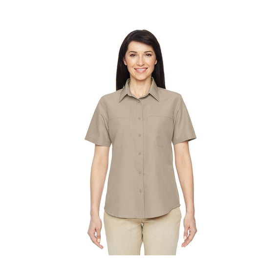 Harriton Women's Key West Short-Sleeve Performance Staff Shirt, Style M580W