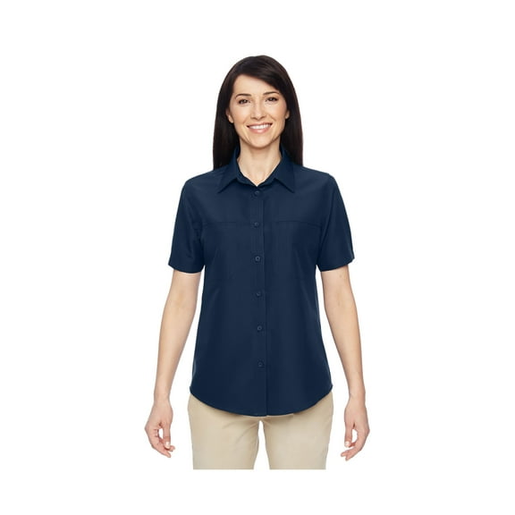 Harriton Women's Key West Short-Sleeve Performance Staff Shirt, Style M580W
