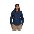 thumbnail image 1 of Harriton Women's Spread Collar Denim Shirt, Style M550W, 1 of 1