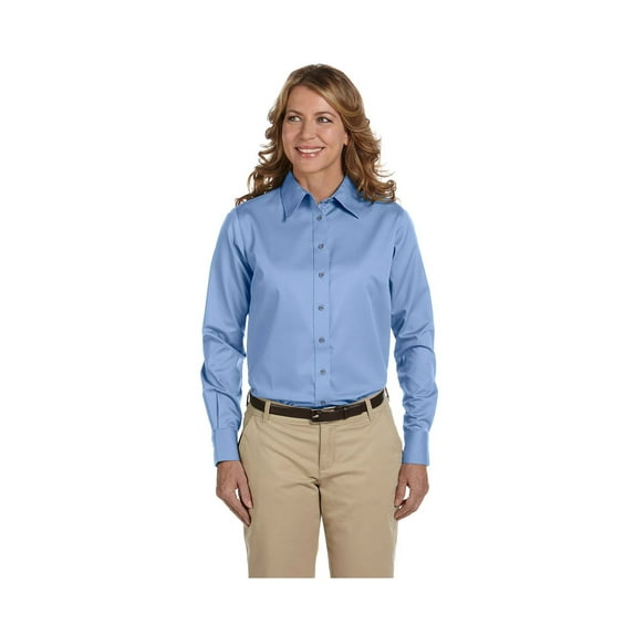 Harriton Women's Stain-Resist Twill Dress Shirt, Style M500W