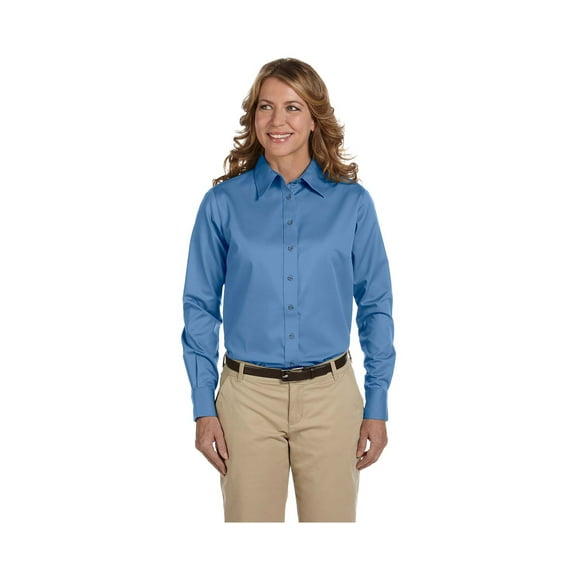 Harriton Women's Stain-Resist Twill Dress Shirt, Style M500W