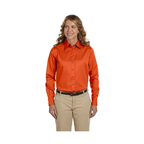 Harriton Women's Stain-Resist Twill Dress Shirt, Style M500W