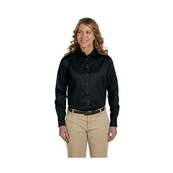 Harriton Women's Stain-Resist Twill Dress Shirt, Style M500W