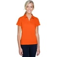 thumbnail image 1 of M353W Harriton Ladies' Double Mesh Polo Team Orange M, 1 of 6