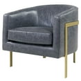 thumbnail image 1 of Harrod Bonded Leather Accent Chair, 1 of 5