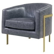 Harrod Bonded Leather Accent Chair