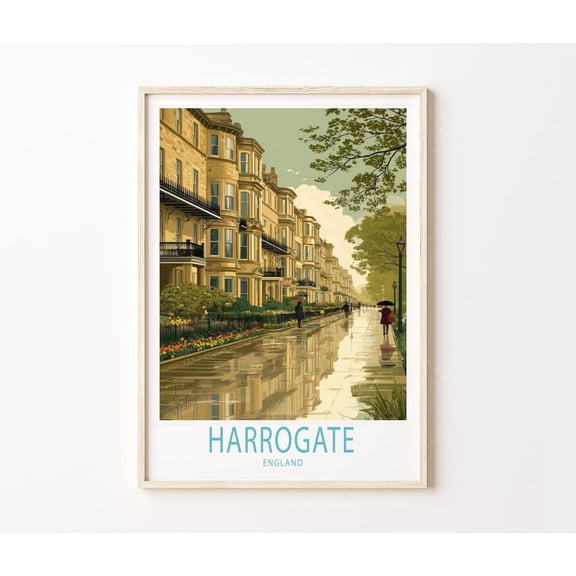 Harrogate England Yorkshire Town Landscape Home Decor