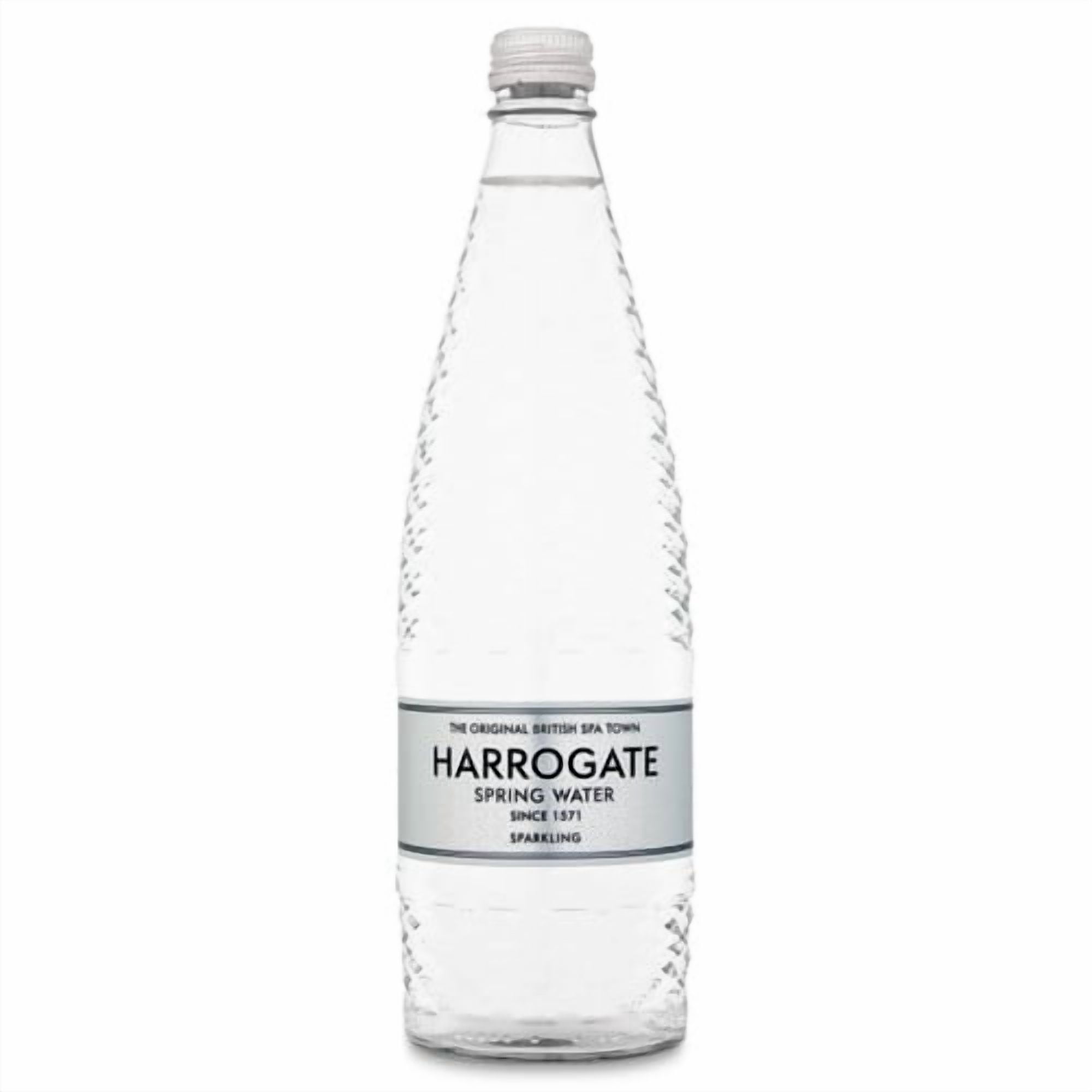 Harrogate Spring Water Sparkling Glass Bottle 750ml, British Import (Pack of 3)