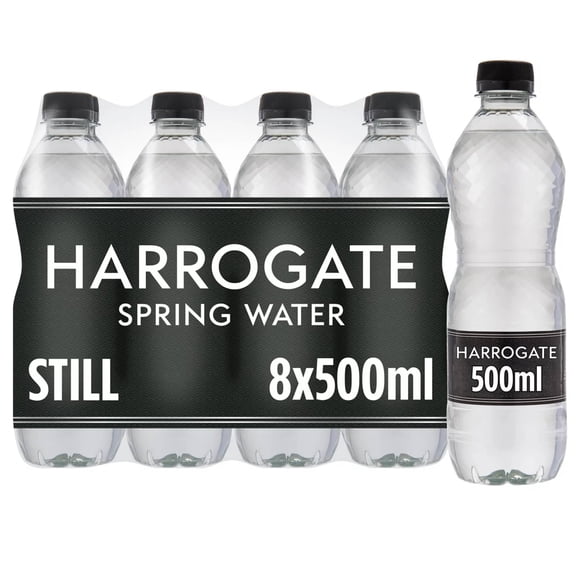 Harrogate Spring Water Still 8x500ml, Imported from Britain