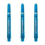 Harrows Supergrip Short Dart Shafts, Polycarbonate Stems, Machined Rings, Aqua 1 Set