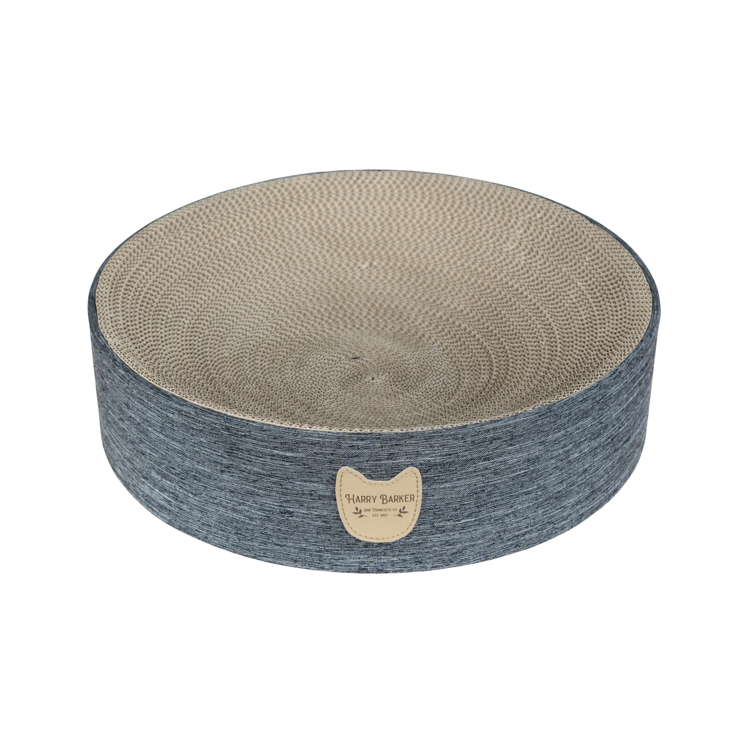 Eco-Friendly Sisal Cat Scratcher Bowl with Canvas Cover