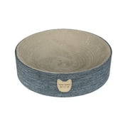 Harry Barker Durable Corrugated Cardboard Cat Scratcher Bed Refillable, Blue. O/S