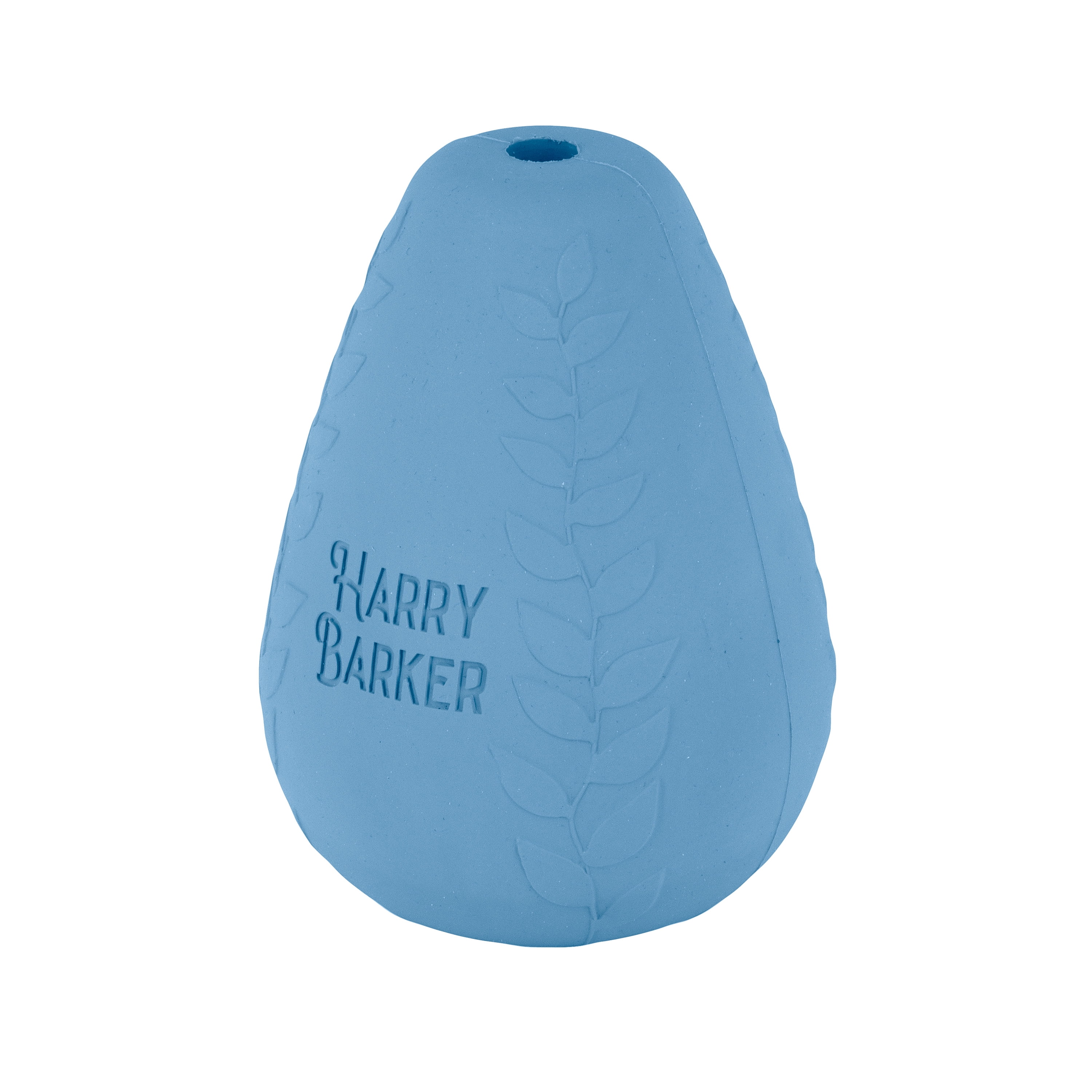 Harry Barker Durable All-Natural Rubber Dog Treater Toy, Blue, XL