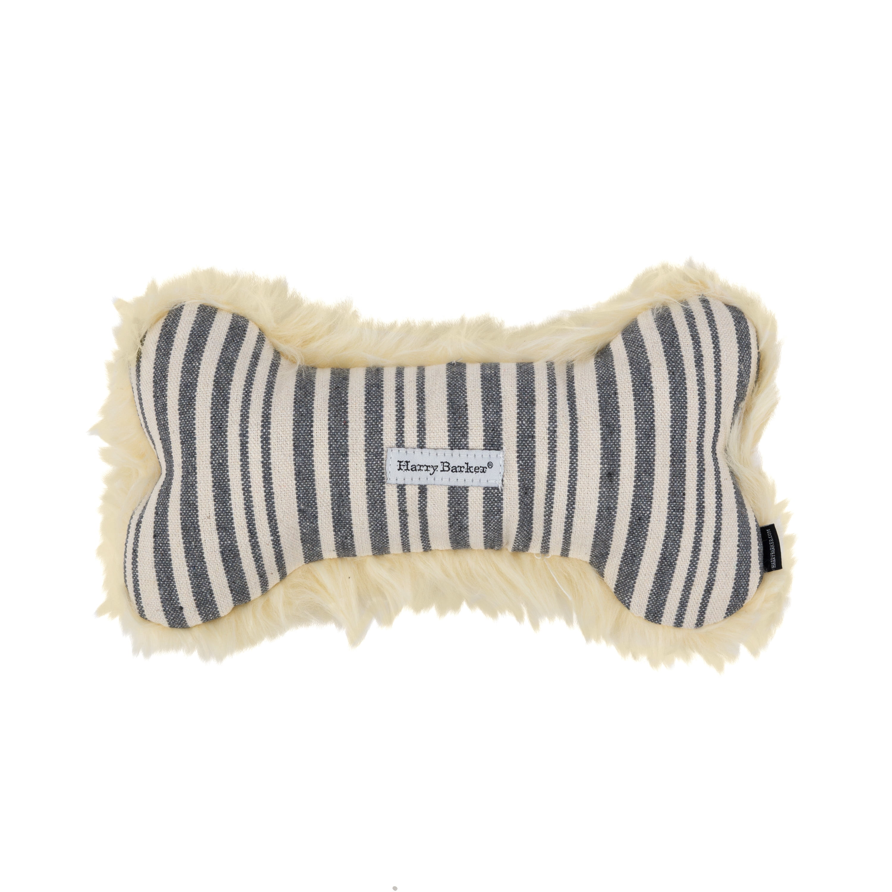 Harry Barker Market Stripe Bone Toy, Small, Multicolored