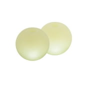 Harry Barker Durable All-Natural Rubber Balls for Dogs, 3" Glow Balls, Yellow, 2 Pack Set