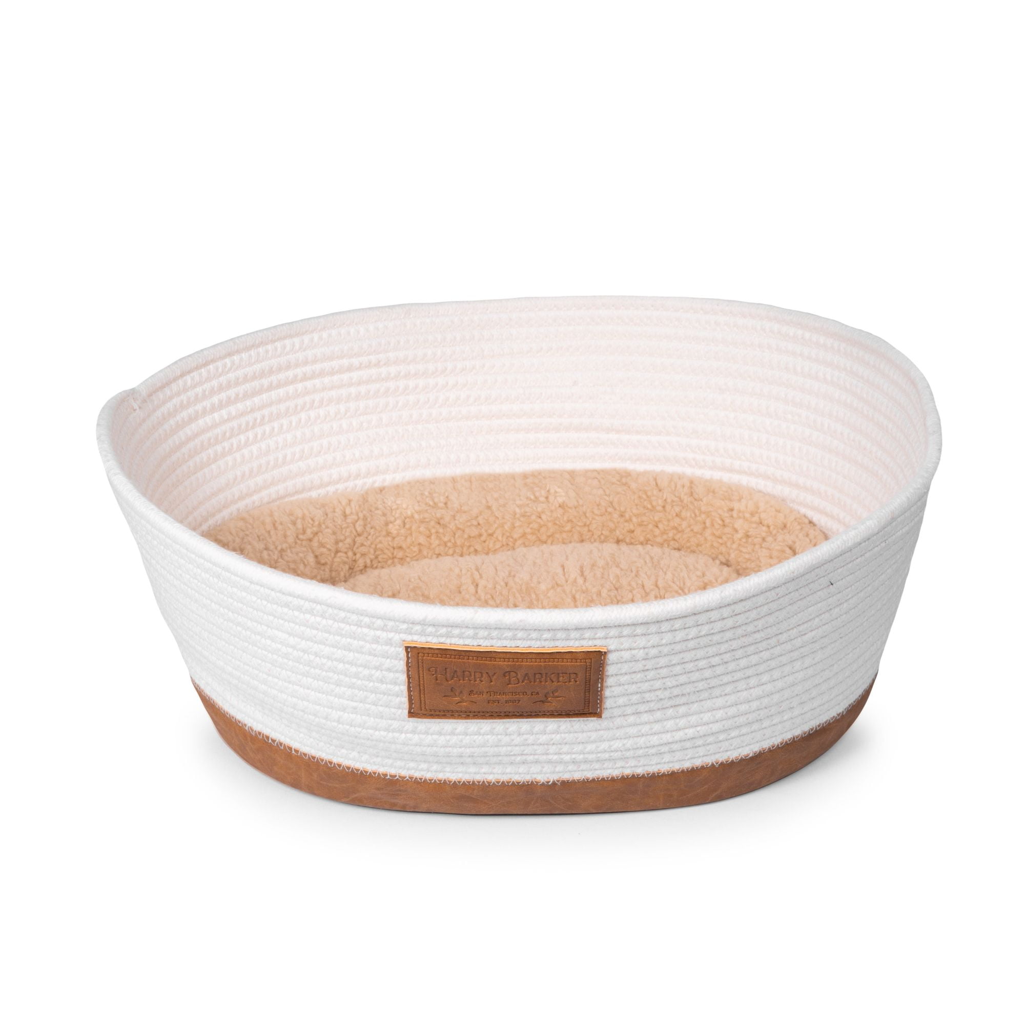 Harry Barker White Rope Cat Bed, One Size