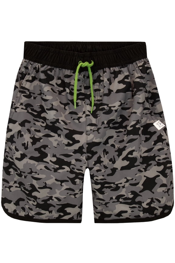 Boys Camoflage Swim Shorts Sizes 6-14