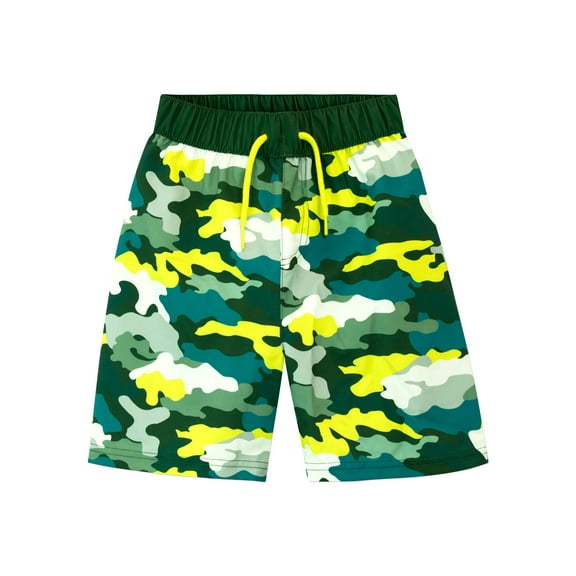 Harry Bear Boys Camoflage Swim Shorts Sizes 6-14