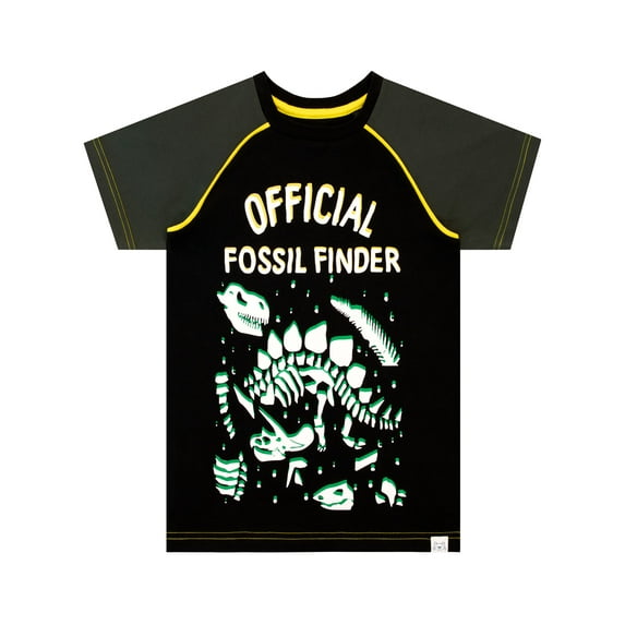 Harry Bear Boys Dinosaur Fossil Finder Short Sleeve T-Shirt Sizes 4-10