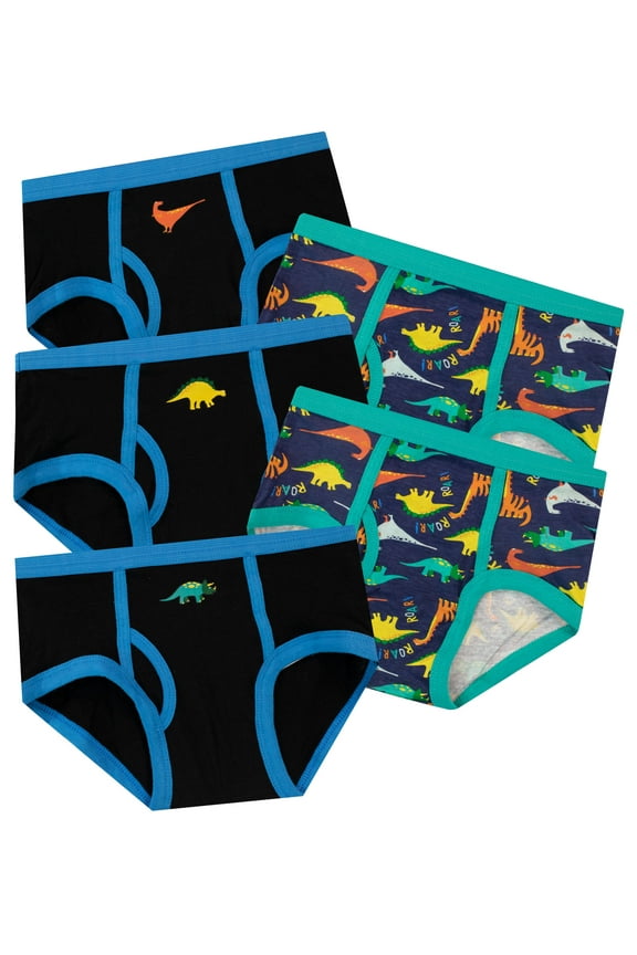 Boys Dinosaur Underwear 5 Pack | Sizes 2T-8
