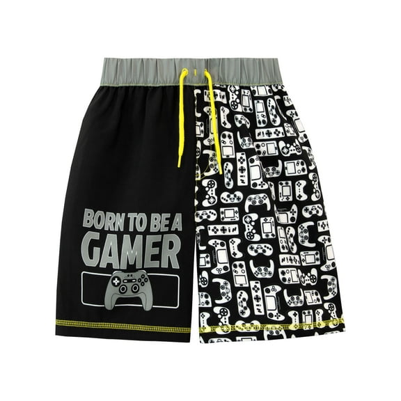 Harry Bear Boys Gamer Swim Shorts Sizes 7-14