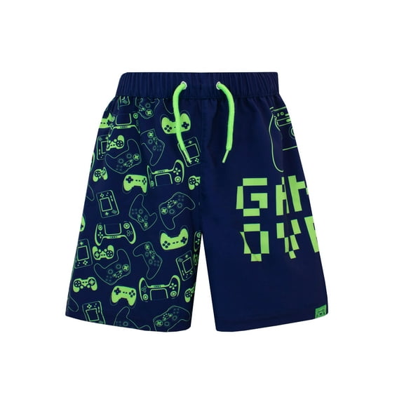 Harry Bear Boys Gaming Swim Shorts Sizes 7-14
