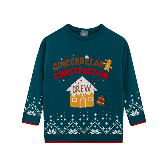 Harry Bear Boys Gingerbread Christmas Jumper Sizes 3T-8