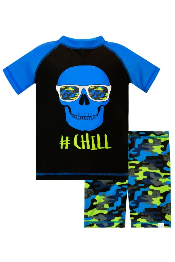 Boys Skull Chill Swimset Sizes 4-10