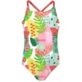 thumbnail image 1 of Harry Bear Girls Tropical Pattern Swimsuit Sizes 7-14, 1 of 3