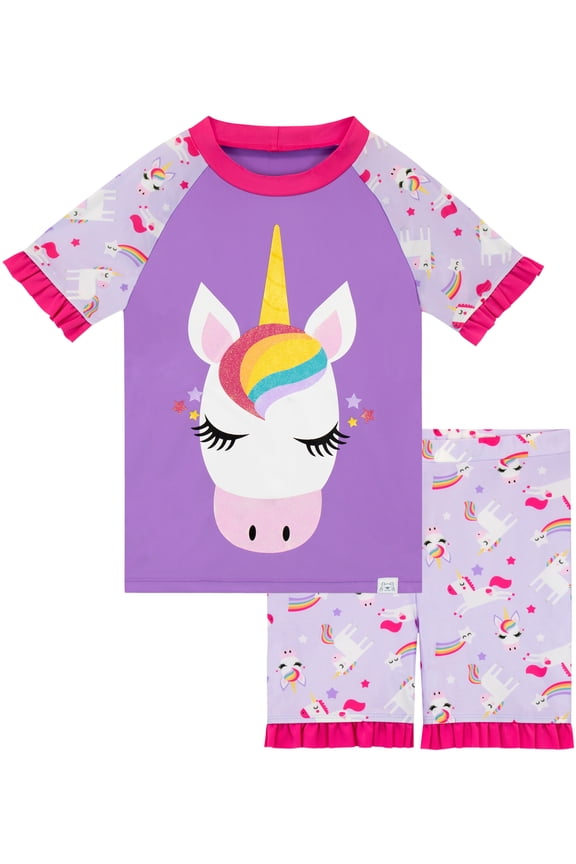 Girls Unicorn Swim Set Sizes 2T-8