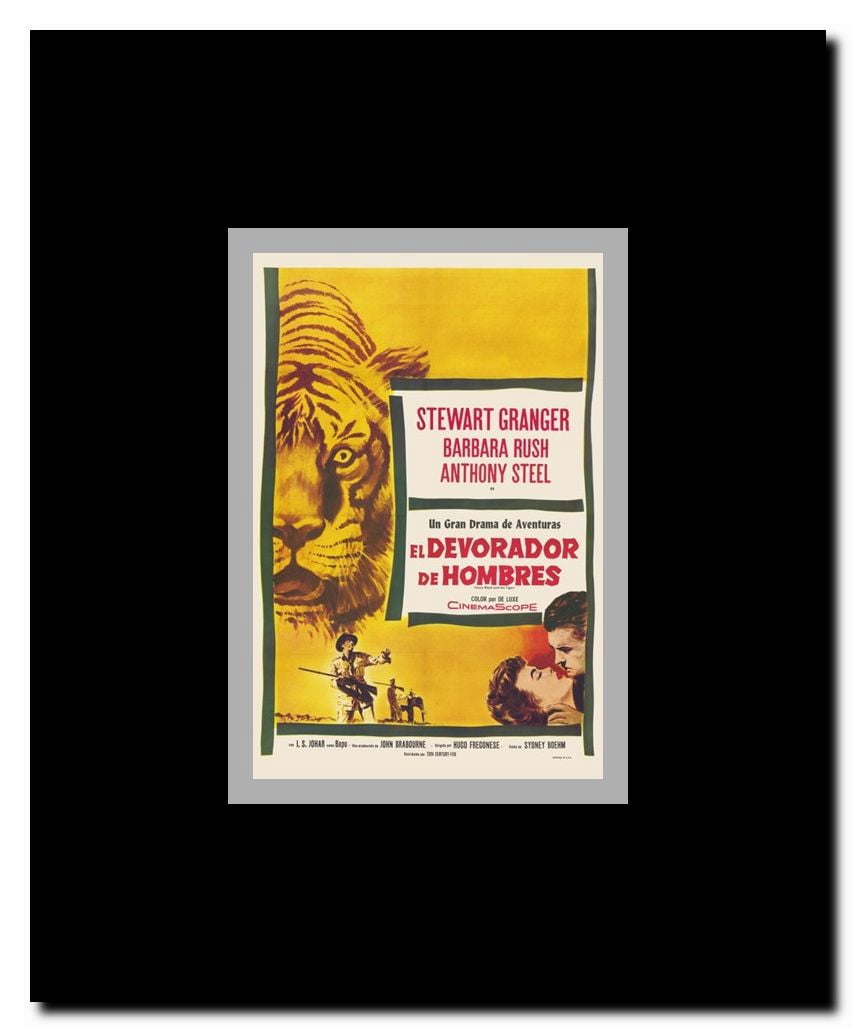 Harry Black and the Tiger Framed Movie Poster
