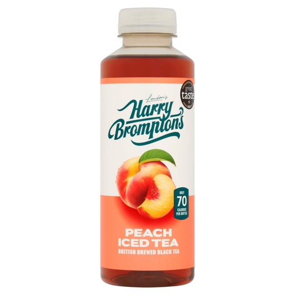 Harry Brompton's Peach Iced Tea 500ml, Imported from Britain