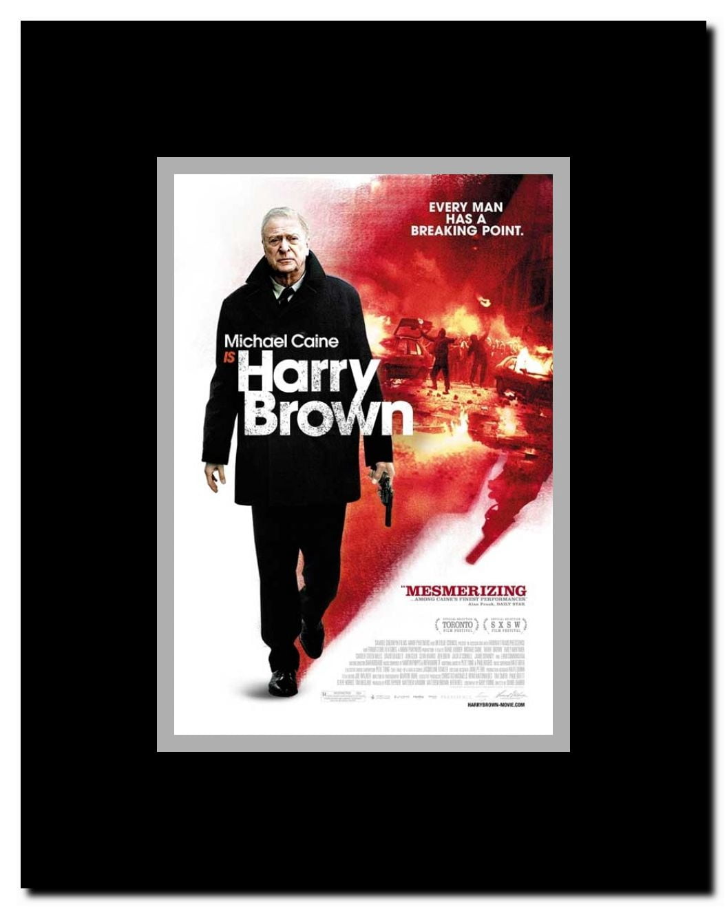 Harry Brown Framed Movie Poster