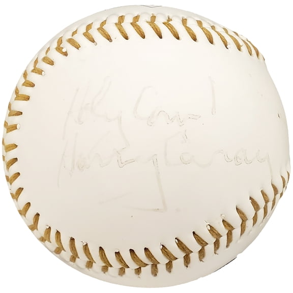 Harry Caray Autographed Official Fotoball Baseball Chicago Cubs Announcer "Holy Cow" PSA/DNA #AE73314
