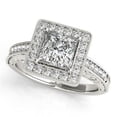 thumbnail image 1 of Harry Chad Enterprises 10276 1.5 CT Solitaire with Accents Gold 14K Halo Diamonds Engagement Ring, 1 of 1