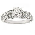 thumbnail image 1 of Harry Chad Enterprises 11283 1.40 CT 14K Prong Set Diamonds Engagement Fancy Ring - White Gold, 1 of 1