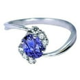 thumbnail image 1 of Harry Chad Enterprises 14990 1.75 CT Oval Tanzanite & Round Diamonds Gemstone Ring, Size 6.5, 1 of 1