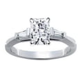 thumbnail image 1 of Harry Chad Enterprises 1892 1.61 CT Diamond Three Stone Engagement Ring, 14K White Gold - Size 6.5, 1 of 1