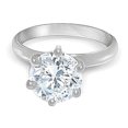 thumbnail image 1 of Harry Chad Enterprises 21348 1.5 CT 14K Six Prong Set Round Diamond Solitaire Ring - Gold, 1 of 1
