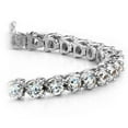 thumbnail image 1 of Harry Chad Enterprises 22362 9.00 CT Sparkling G VS2 Round Cut Diamonds White Gold 14K Tennis Bracelet, 1 of 1
