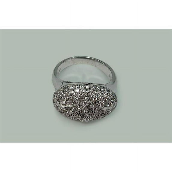 Harry Chad Enterprises 2338 1.27 CT 14K Round Diamonds Solid White Gold Engagement Ring