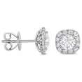 thumbnail image 1 of Harry Chad Enterprises 26853 2.80 CT Sparkling Round Cut Diamonds Studs Earrings - White Gold, 1 of 1
