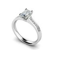 thumbnail image 1 of Harry Chad Enterprises 29427 Sparkling Emerald & Round Cut 1.51 CT Diamond Engagement Ring, Size 6.5, 1 of 1