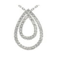 thumbnail image 1 of Harry Chad Enterprises 3008 3.19 CT Diamond Pear Pendant White Gold Necklace, 1 of 1