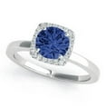 thumbnail image 1 of Harry Chad Enterprises 36158 3.10 CT Sri Lankan Sapphire with 14K White Gold Diamond Ring, Size 6.5, 1 of 1