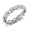 thumbnail image 1 of Harry Chad Enterprises 37016 2.60 CT Sparkling Round Cut Diamonds Wedding Band - 14K White Gold, 1 of 1